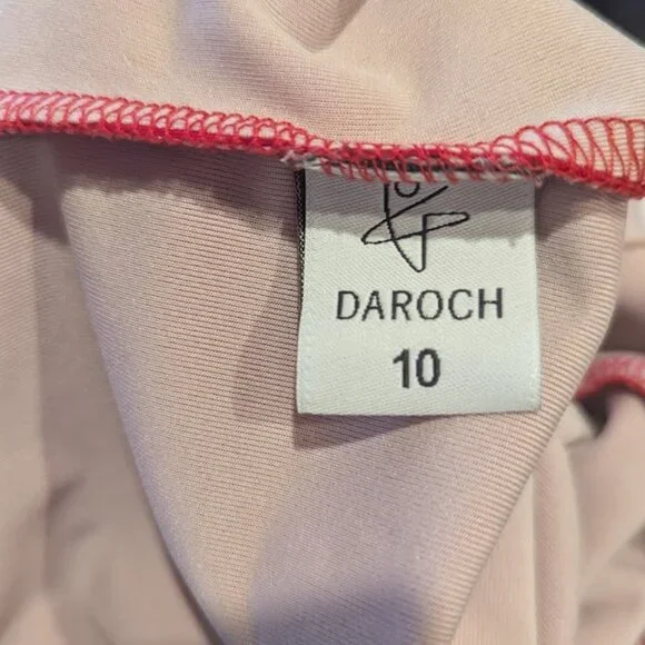 Daroch Cambré Leotard – Red – Child Size 10 - Picture 5 of 8